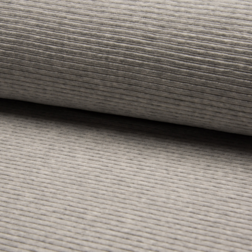 Plysch manchester - Ljus grå melange