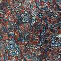 Paisley, terra - Crepe Georgette