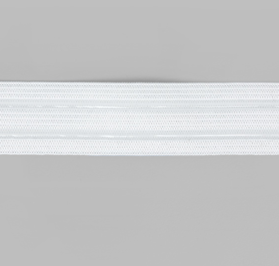 Resår med antiglid - vit