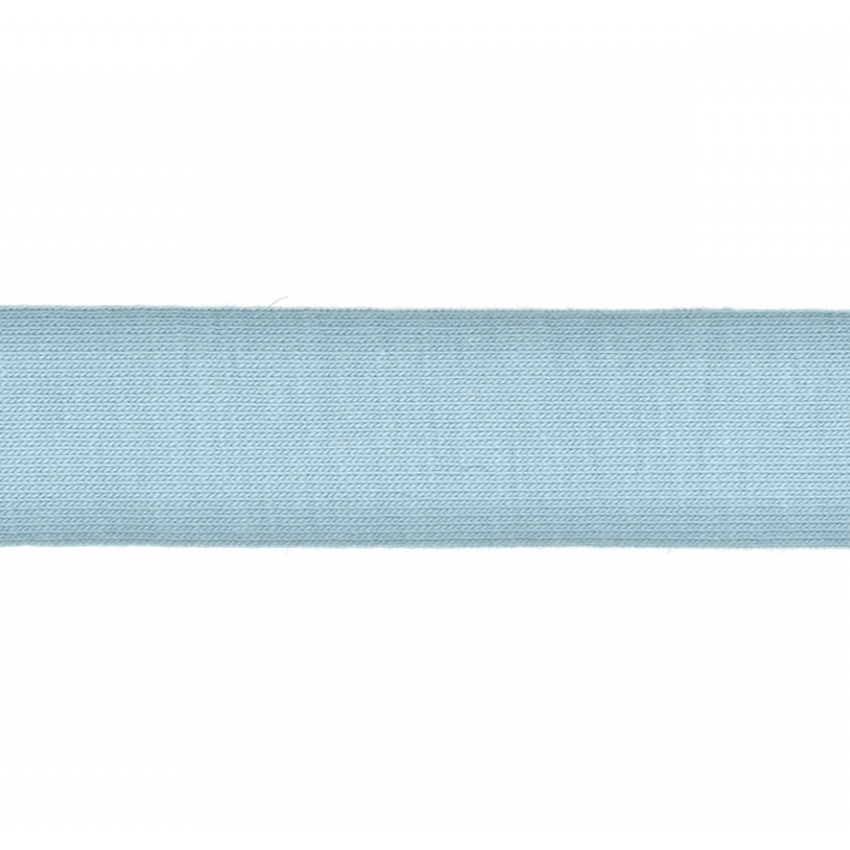 Trikåkantband, färdigvikt - Baby Blue