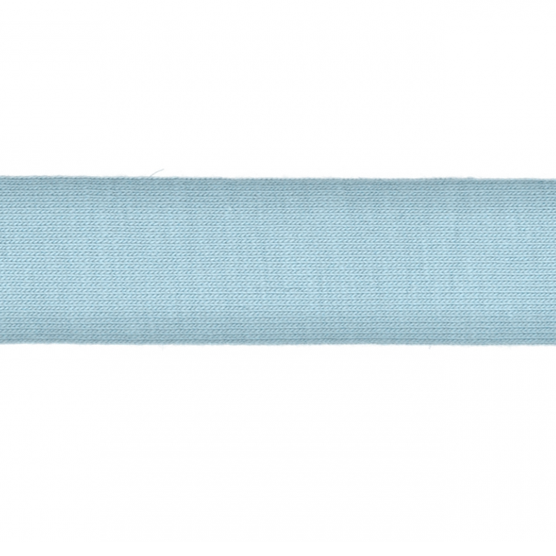 Trikåkantband, färdigvikt - Baby Blue