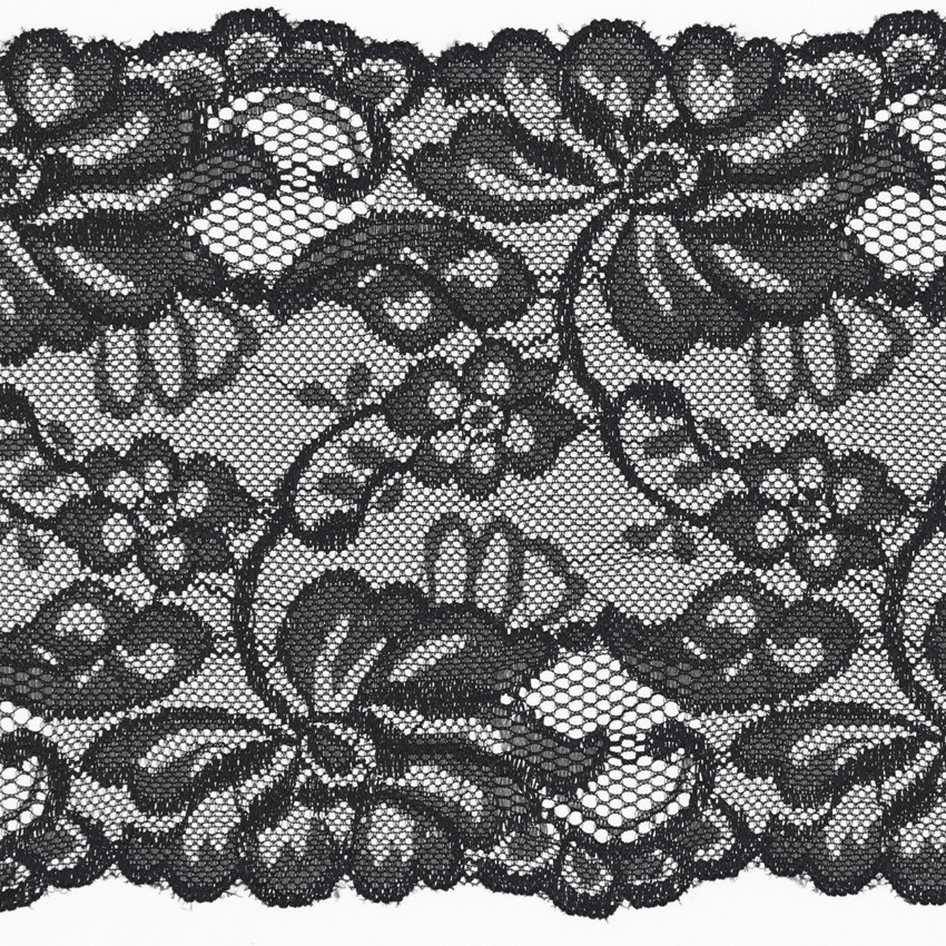 Marine - Elastisk spets, 15cm