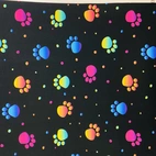 Colorfull pawprints - Zelected By ZannaZ