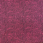 Leoprint, cerise - Trikåtyg