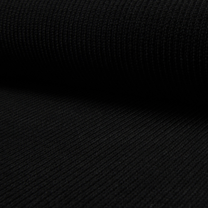Stickad Chenille - Svart
