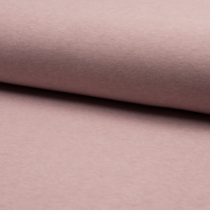 Melange jogging, borstad - Dusty Pink