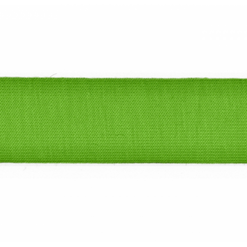 Trikåkantband, färdigvikt - Lime