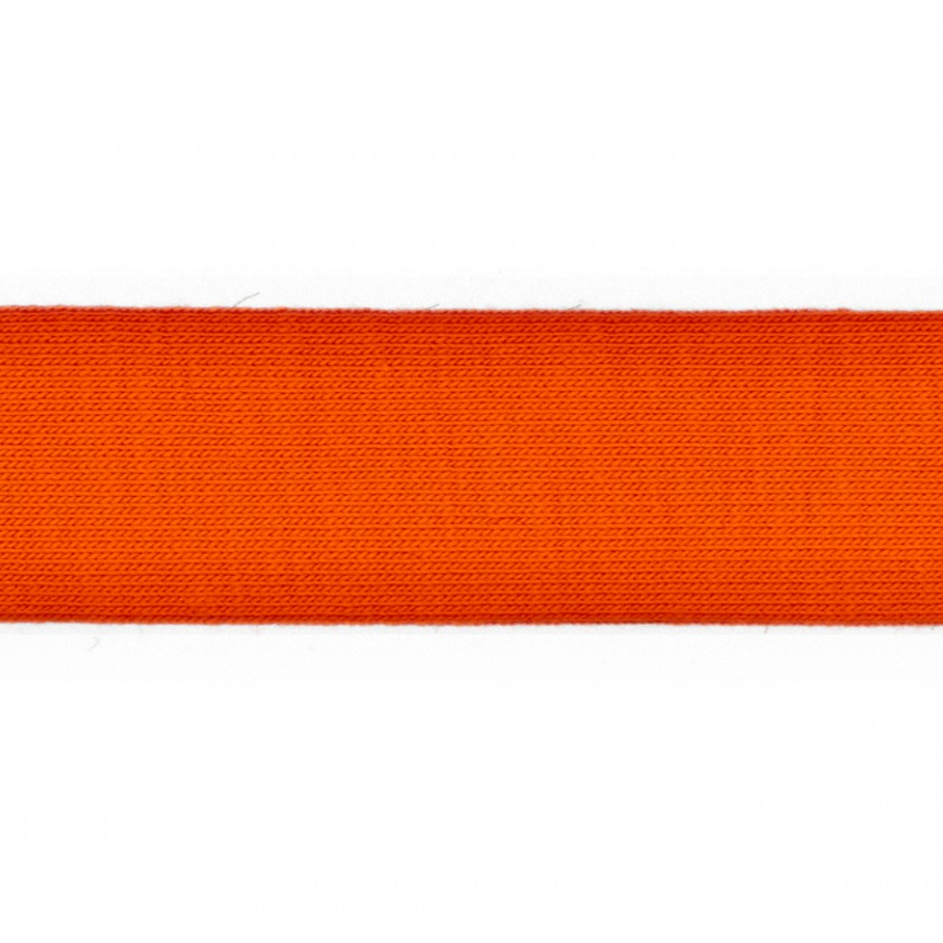 Trikåkantband, färdigvikt - Orange