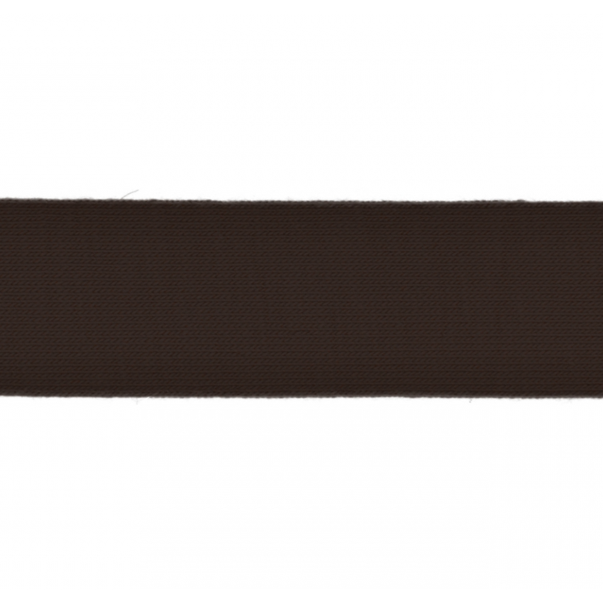 Trikåkantband, färdigvikt - Brown