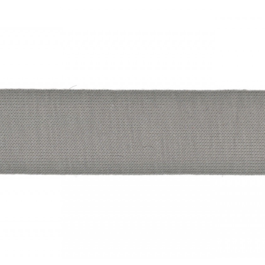 Trikåkantband, färdigvikt - Silver