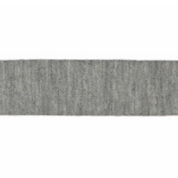 Trikåkantband, färdigvikt - Light grey melange