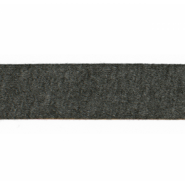 Trikåkantband, färdigvikt - Dark grey melange