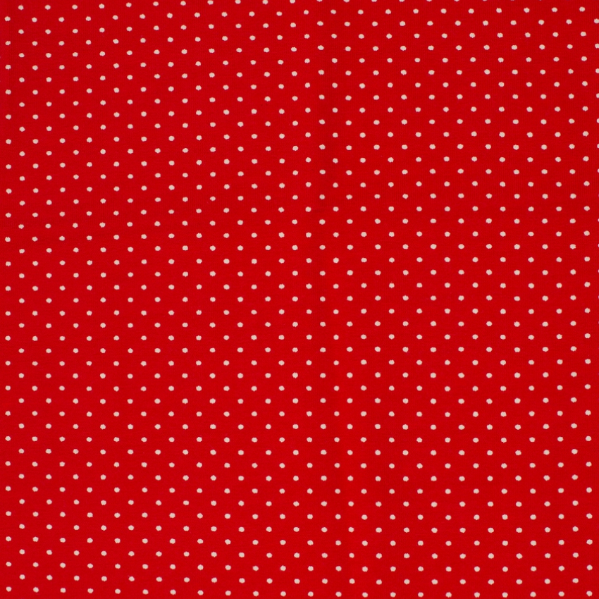 Röd med liten prick