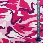 Camo, Cerise -Trikåtyg