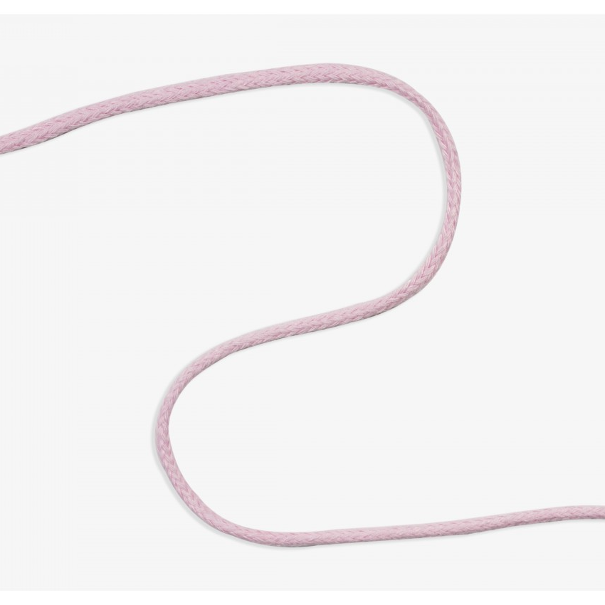 Anoraksnöre 4mm - Baby rose