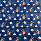 In the sky, on jeans -Trikåtyg