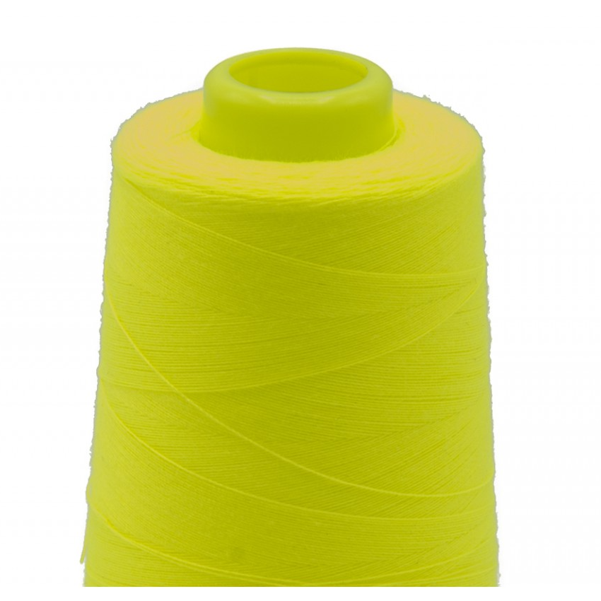 591 | Overlocktråd Zahra 4 st - Neon Yellow