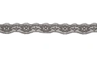 Grey - Elastisk spets  20mm