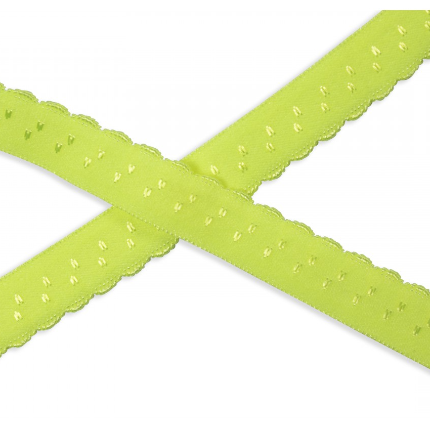 Neon gul - Vik-resår m "ficka"