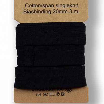 980 | DK Navy - trikåkantband, färdigvikt