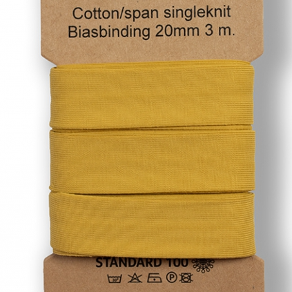 3m trikåkantband, färdigvikt - Curry