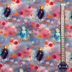 Frozen, leaf  - Trikåtyg