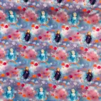 Frozen, leaf  - Trikåtyg