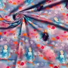 Frozen, leaf  - Trikåtyg