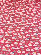 Molnis Cerise - Bomullstyg