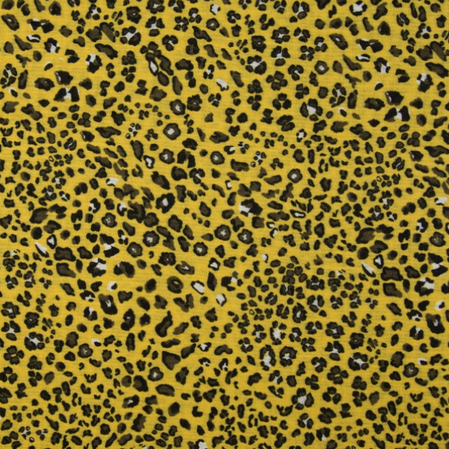 Leo, mustard - Krinklad viskos