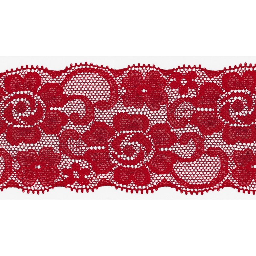 Red - Elastisk spets, 50mm
