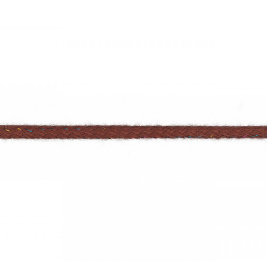 Anoraksnöre, Glitter, 5mm - Terra