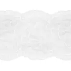Vit - Elastisk spets, 100mm