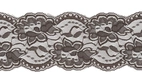 Brun - Elastisk spets, 100mm