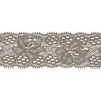 Taupe - Elastisk spets, 30mm