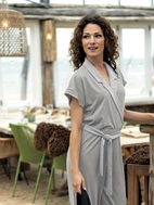 Prick, grå - Trikåtyg