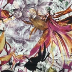 Nora, cerise - Bomullsvoile