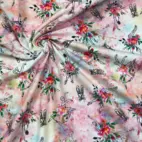 Blomster ballerina - Trikåtyg