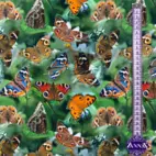 Fjärilar - Trikåtyg