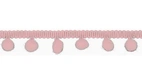 Pom-Pom band, 15mm - Baby rose