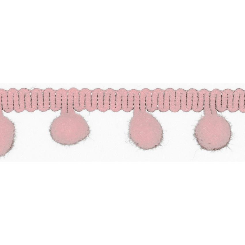 Pom-Pom band, 15mm - Baby rose