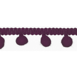 Pom-Pom band, 15mm - Purple