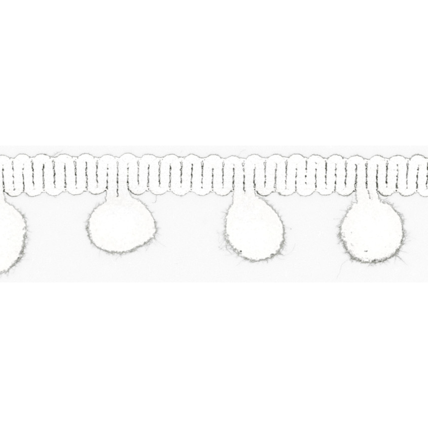 Pom-Pom band, 15mm - Vit