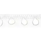 Pom-Pom band, 15mm - Vit
