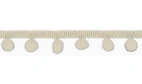 Pom-Pom band, 15mm - Ecru