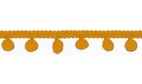 Pom-Pom band, 15mm - Ocra