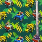 Paw Patrol, djungelfärd - Trikåtyg