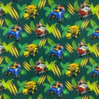 Paw Patrol, djungelfärd - Trikåtyg