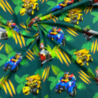 Paw Patrol, djungelfärd - Trikåtyg