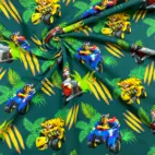 Paw Patrol, djungelfärd - Trikåtyg